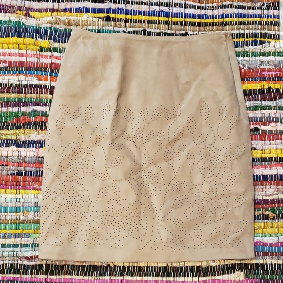 Rena Rowan Leather Skirt - Picture 1 of 2